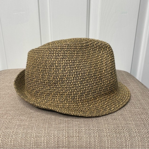 Vintage Fedora Hat - Brown & Tan woven design - Picture 2 of 5